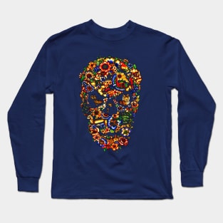 Sugar Skull Full Color Long Sleeve T-Shirt